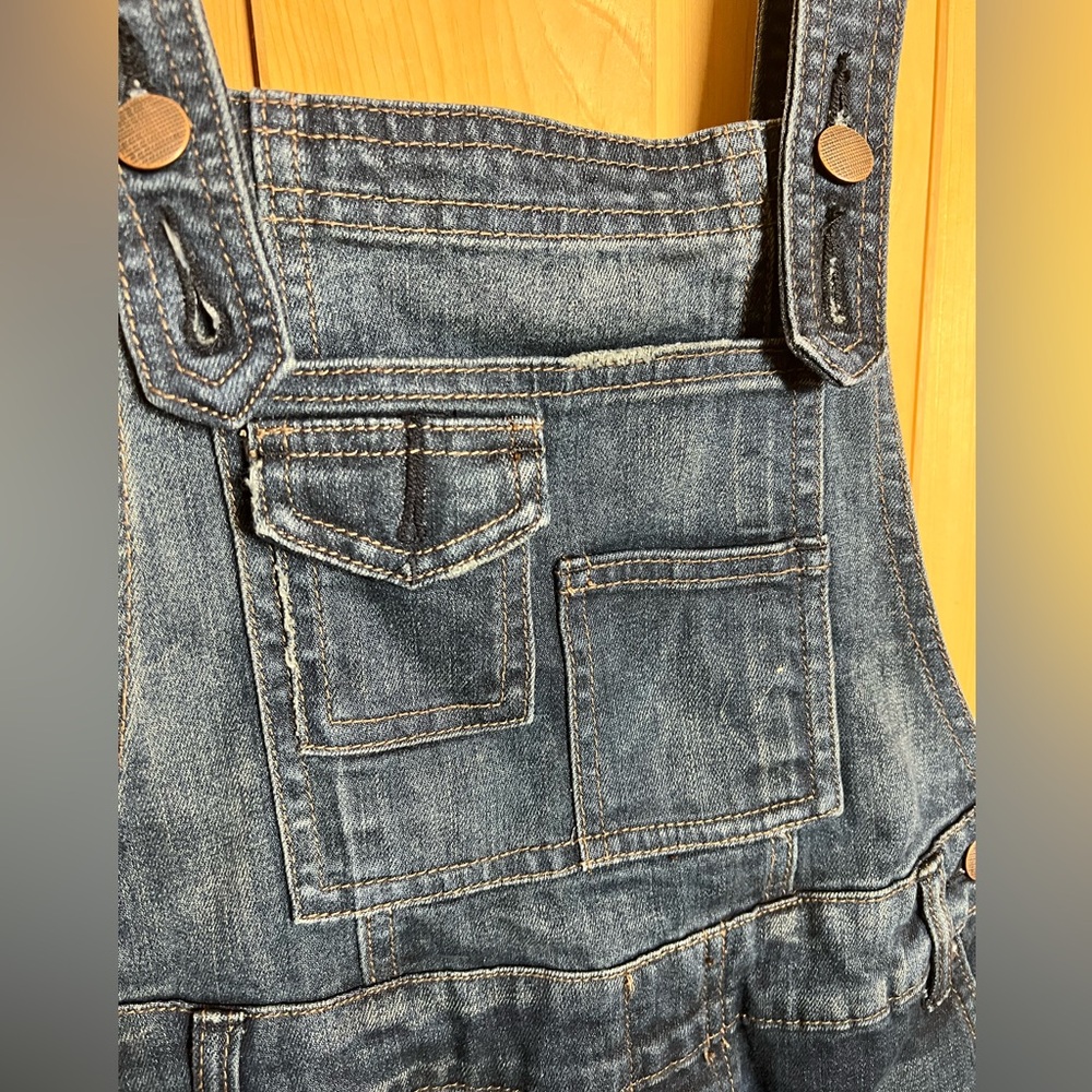 FREE PEOLE Brady Washed Denim Overalls - Picture 6 of 11